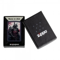 zapalniczka Zippo z wizerunkiem samuraja w czarnym pudełeczku ZIppo zapalniczka Zippo z wizerunkiem samuraja w czarnym pudełeczku ZIppo