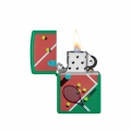 zapalniczka benzynowa Zippo z ilustracją piłki tenisowej i kortu zapalniczka benzynowa Zippo z ilustracją piłki tenisowej i kortu