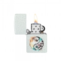 opalona zapalniczka Zippo z ilsracją Yin i Yang opalona zapalniczka Zippo z ilsracją Yin i Yang