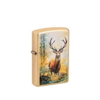 Zippo Watercolor Deer Design 60007254