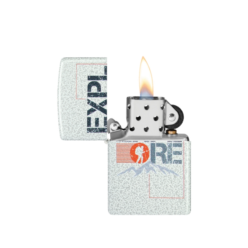 zapalona Zapalniczka Zippo Explore Design 60007285 zapalona Zapalniczka Zippo Explore Design 60007285