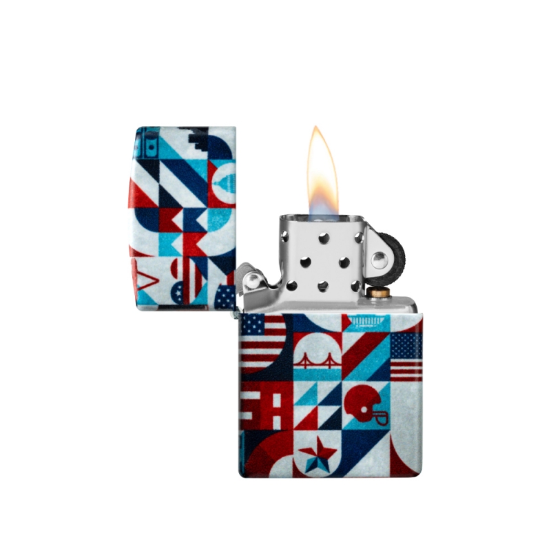 odpalona Zapalniczka Zippo American Icons Design 60007396 odpalona Zapalniczka Zippo American Icons Design 60007396