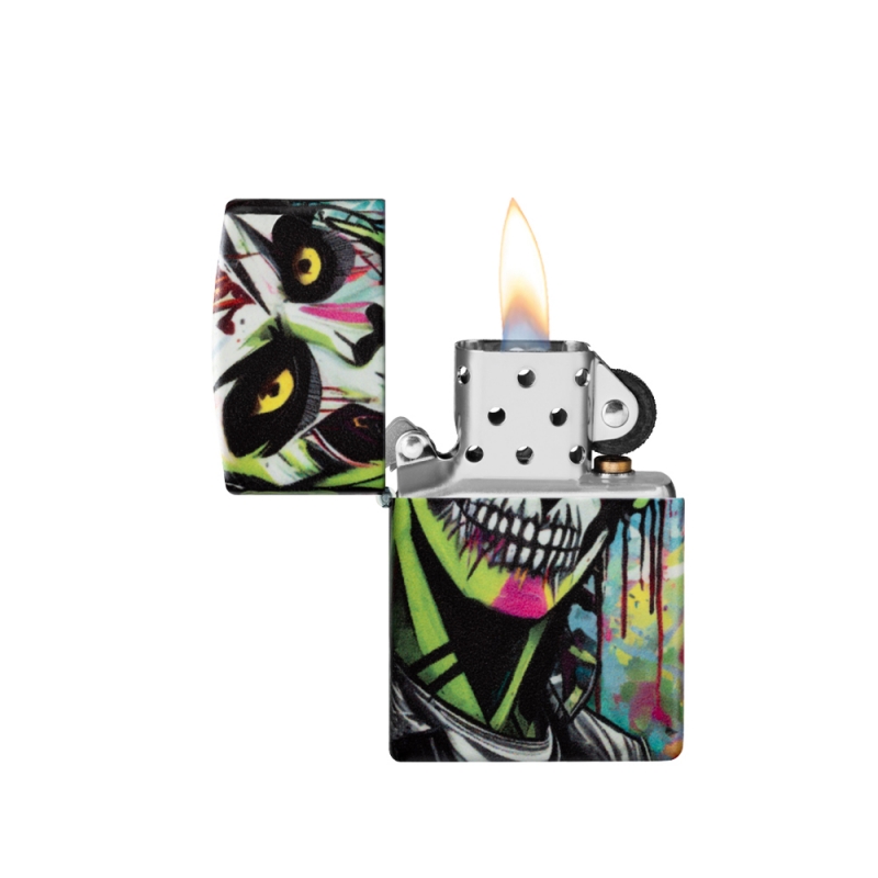 odpalona Zapalniczka Zippo Punk Zombie Design 60007395
