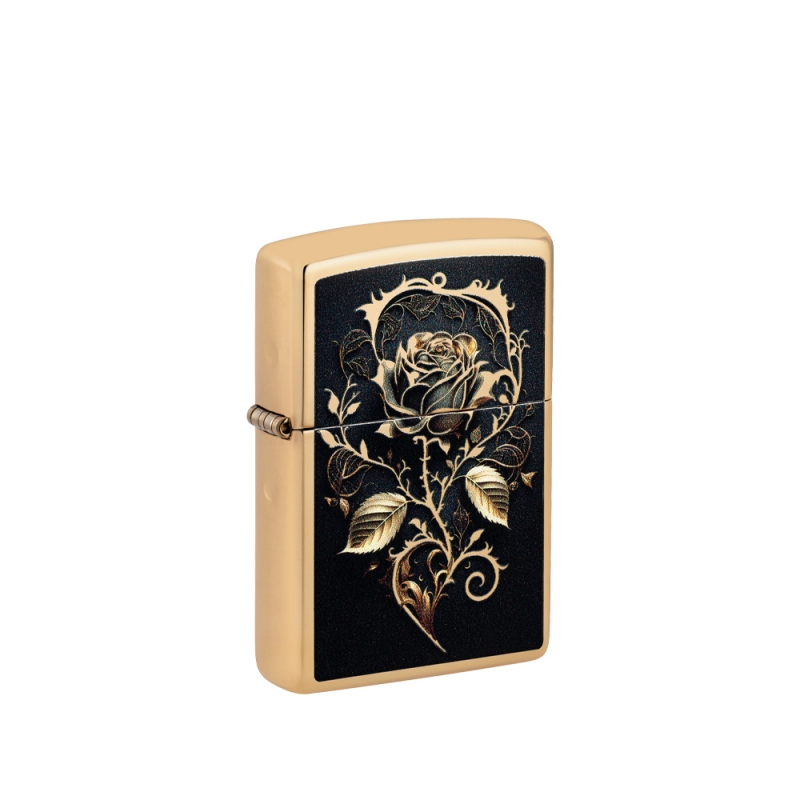 Zapalniczka Zippo Gold Rose Design 60007382 Zapalniczka Zippo Gold Rose Design 60007382