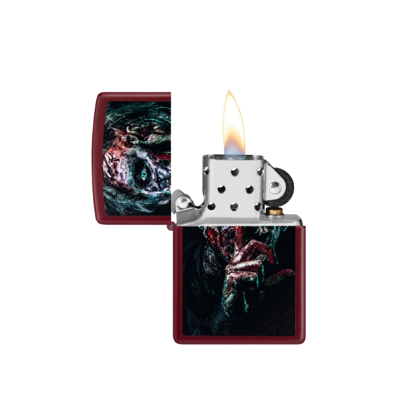 odpalona Zapalniczka Zippo Quiet Zombie Design 60007256