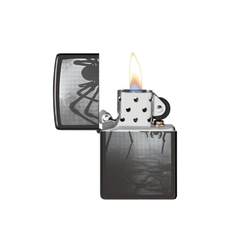 odpalona Zapalniczka Zippo Spider Design 60007255 odpalona Zapalniczka Zippo Spider Design 60007255