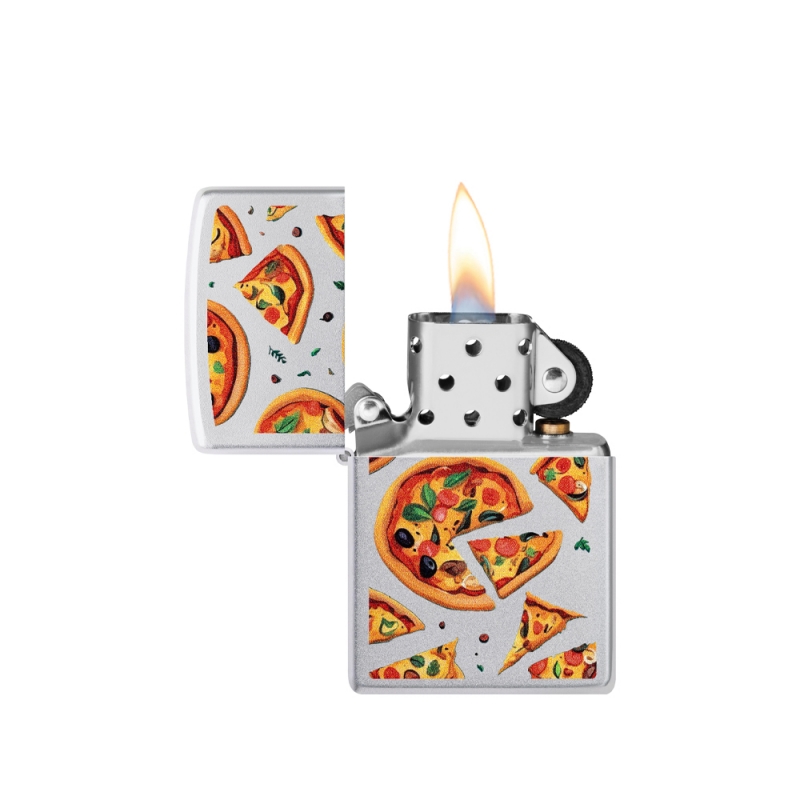 odpalona Zapalniczka Zippo Pizza Design 60007385