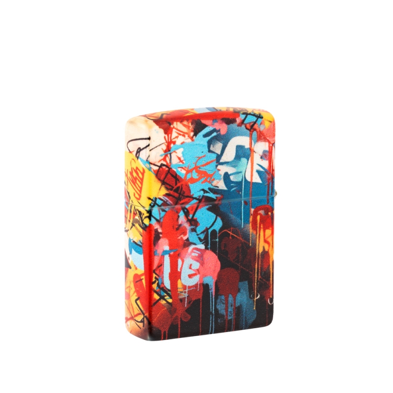 druga strona Zapalniczki Zippo Street Art Face Design 60007208