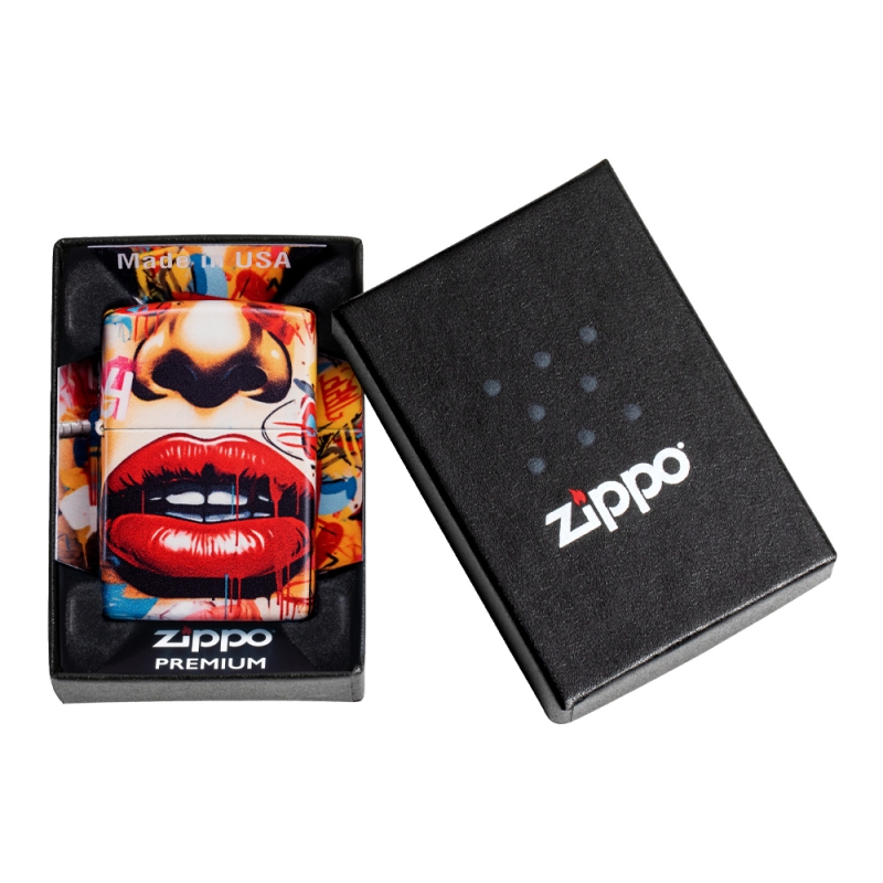 Zapalniczka Zippo Street Art Face Design 60007208 w pudełko