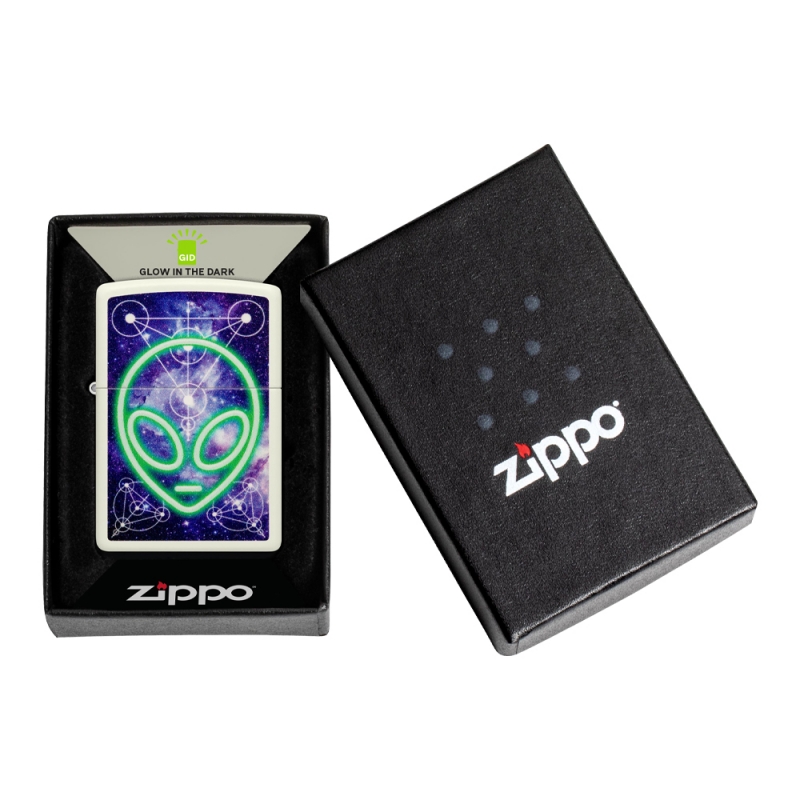 Zapalniczka Zippo Alien Design 60007220 w czarnym pudełku Zapalniczka Zippo Alien Design 60007220 w czarnym pudełku
