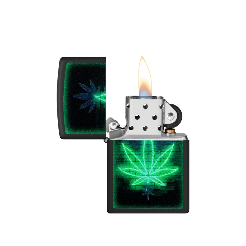 odpalona Zapalniczka Zippo Glowing Leaf Design 60007212 odpalona Zapalniczka Zippo Glowing Leaf Design 60007212