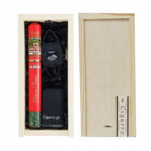 Zestaw prezentowy Cigarro - Arturo Fuente King Rosado - BLACK