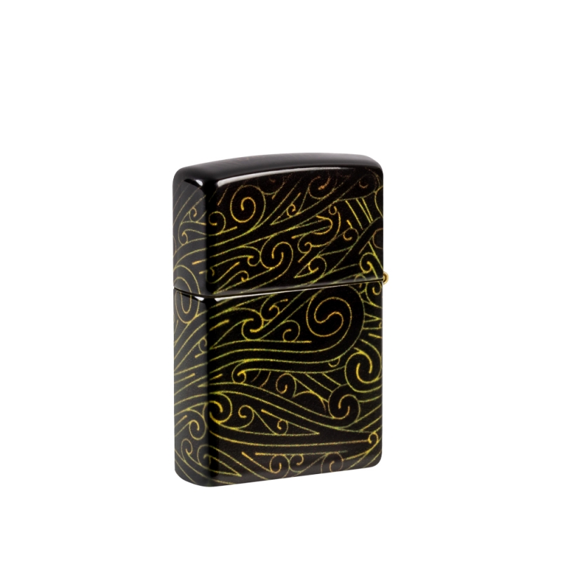 Zapalniczka Zippo Cannabis Design 60007422 z drugiej strony Zapalniczka Zippo Cannabis Design 60007422 z drugiej strony