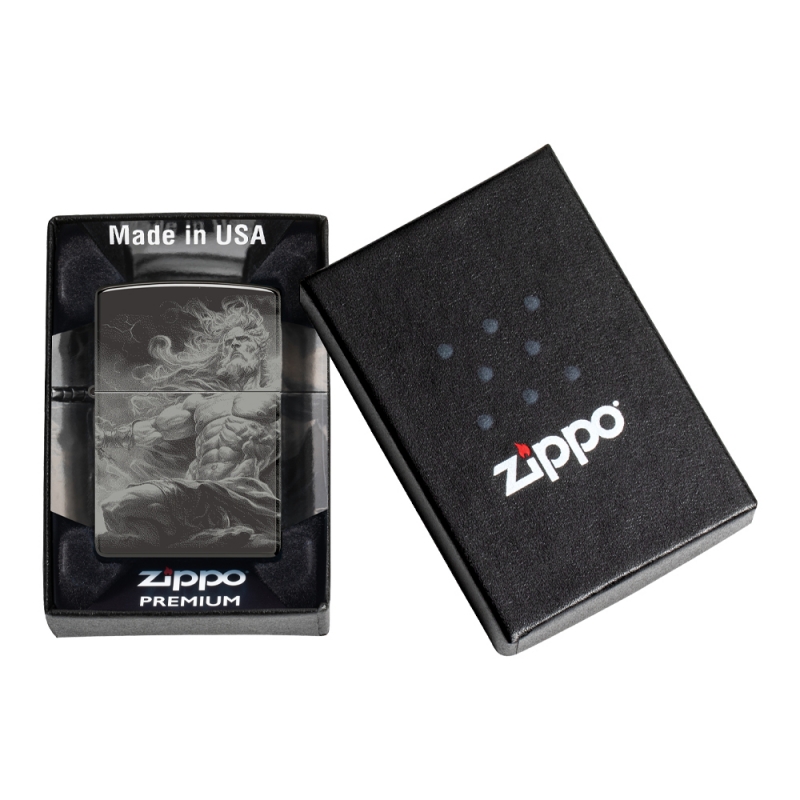 Zapalniczka Zippo Zeus Design 60007281 w oryginalnym pudełku Zapalniczka Zippo Zeus Design 60007281 w oryginalnym pudełku