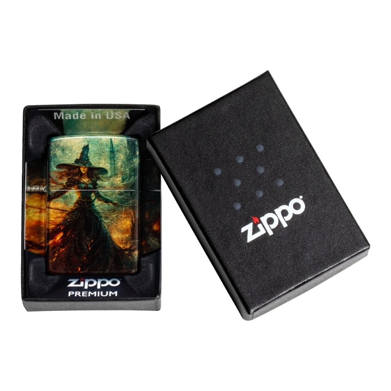 Zapalniczka Zippo Witch Design 60007229 w oryginalnym pudełku Zapalniczka Zippo Witch Design 60007229 w oryginalnym pudełku
