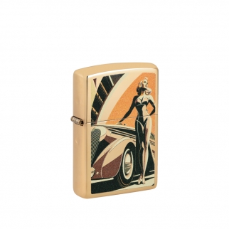 Zapalniczka Zippo Vintage Car and Woman Design 60007258