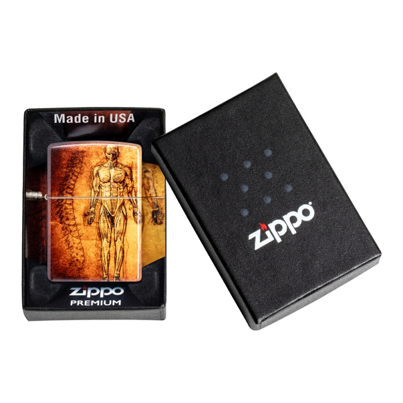 Zapalniczka Zippo Anatomy Design 60007241 w oryginalnym pudełku Zapalniczka Zippo Anatomy Design 60007241 w oryginalnym pudełku