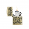 odpalona Zapalniczka Zippo Armor Skulls Design 60007234 odpalona Zapalniczka Zippo Armor Skulls Design 60007234