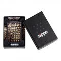 czarne pudełko z Zapalniczką Zippo Alligator Skin Design 60007249 czarne pudełko z Zapalniczką Zippo Alligator Skin Design 60007249