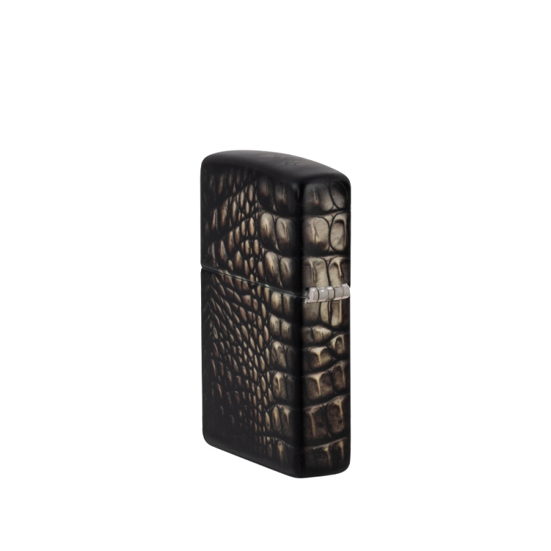 Zapalniczka Zippo Alligator Skin Design 60007249 od boku Zapalniczka Zippo Alligator Skin Design 60007249 od boku
