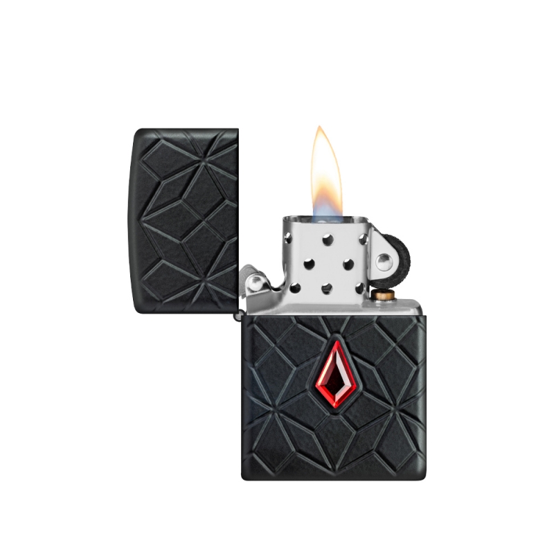 odpalona Zapalniczka Zippo Diamond Pattern Armor 60007452 odpalona Zapalniczka Zippo Diamond Pattern Armor 60007452