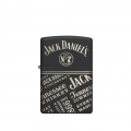 zapalniczka benzynowa Zippo w czarnym kolorze z logo Jack Daniels zapalniczka benzynowa Zippo w czarnym kolorze z logo Jack Daniels