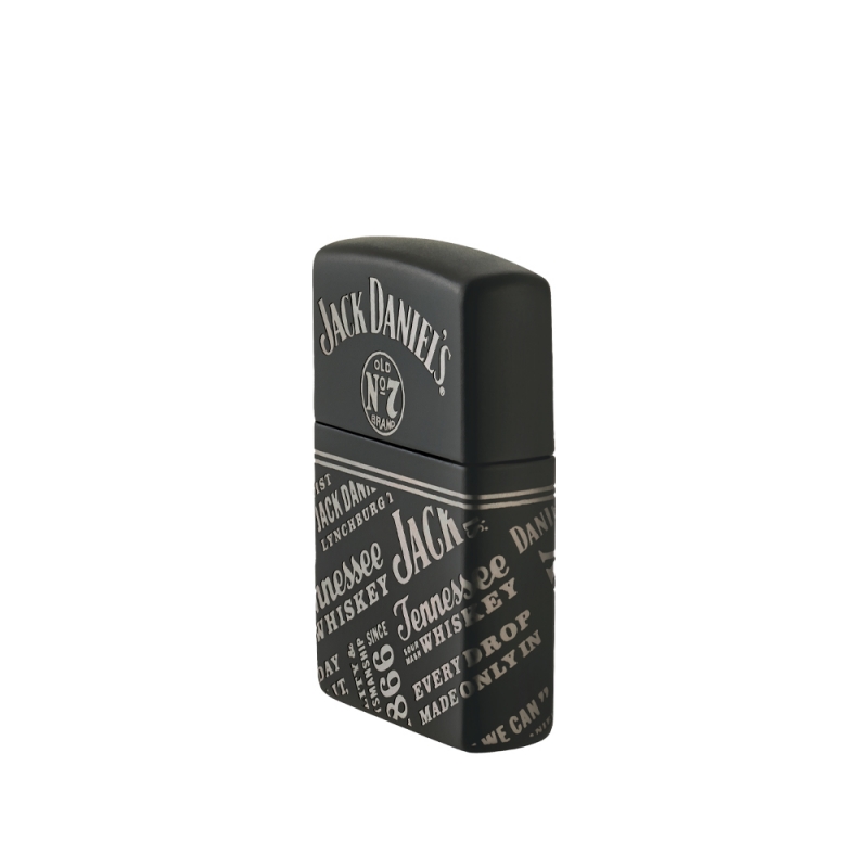 Zapalniczka Zippo Jack Daniels 60007230 pokazana od boku Zapalniczka Zippo Jack Daniels 60007230 pokazana od boku