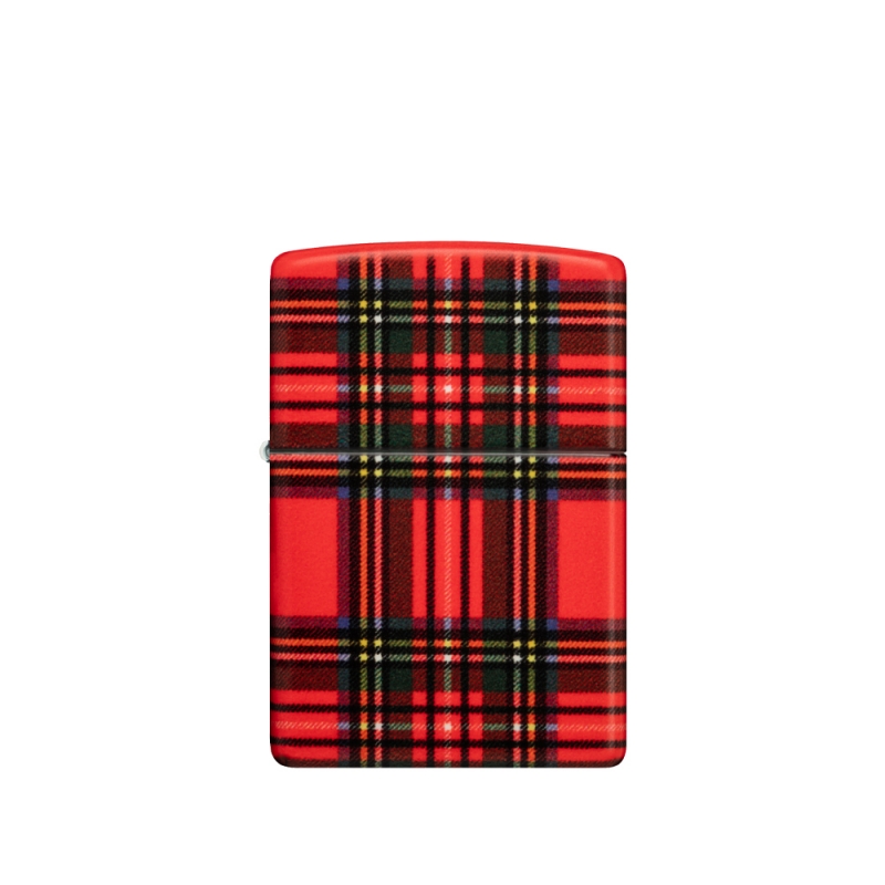 pokazana od frontu Zapalniczka Zippo Red Plaid Design 60007246 pokazana od frontu Zapalniczka Zippo Red Plaid Design 60007246