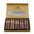 otwarty sampler z La Aurora zawierający 10 cygar wysokiej jakości otwarty sampler z La Aurora zawierający 10 cygar wysokiej jakości