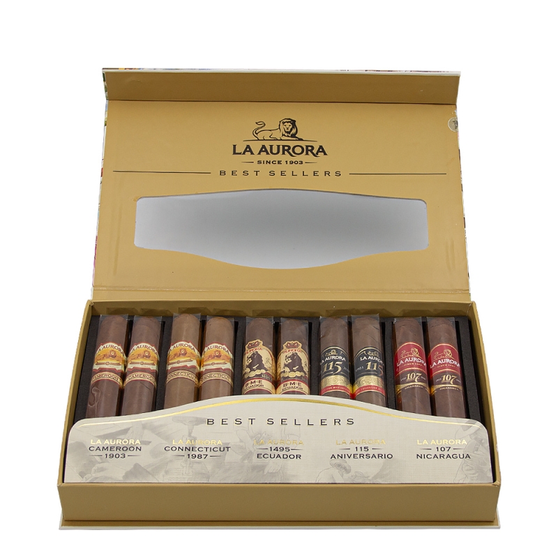 La Aurora Best Sellers Sampler Pack 2023 - 10 cygar La Aurora Best Sellers Sampler Pack 2023 - 10 cygar