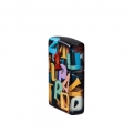 prawa strona zapalniczki Zippo Abstract w różnych kolorach prawa strona zapalniczki Zippo Abstract w różnych kolorach