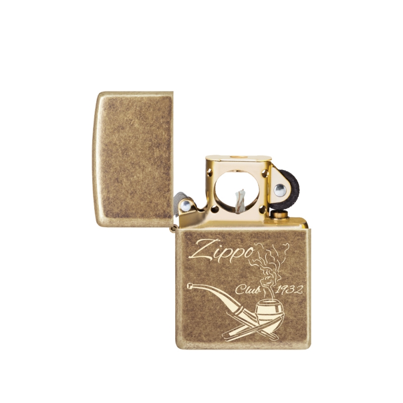 zapalniczka Zippo do fajki w kolorze ziemnego Złota zapalniczka Zippo do fajki w kolorze ziemnego Złota