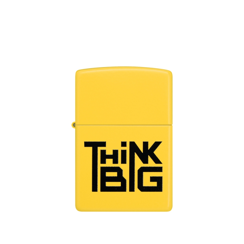 Zapalniczka Zippo Think Big Design 60007284 pokazana od frontu Zapalniczka Zippo Think Big Design 60007284 pokazana od frontu