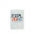 kolorowy napis Explore na oryginalnej zapalniczce Zippo kolorowy napis Explore na oryginalnej zapalniczce Zippo
