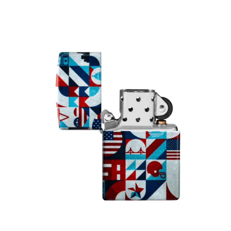 otwarta zapalniczka benzynowa Zippo 60007396 ze srebrnym środkiem otwarta zapalniczka benzynowa Zippo 60007396 ze srebrnym środkiem