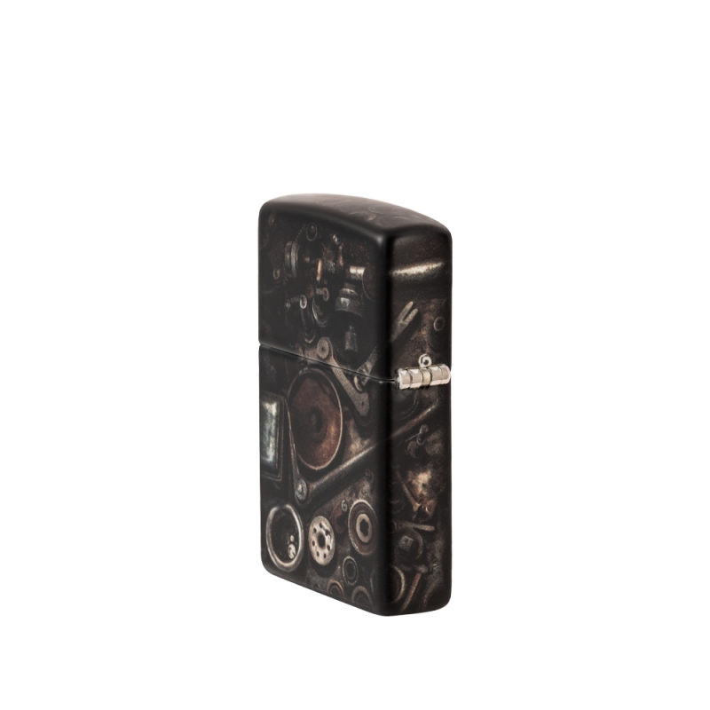 pokazana z prawej strony zapalniczka benzynowa ZIPPO 60007279 pokazana z prawej strony zapalniczka benzynowa ZIPPO 60007279
