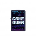 napis GAMEOVER na oryginalnej zapalniczce Zippo napis GAMEOVER na oryginalnej zapalniczce Zippo
