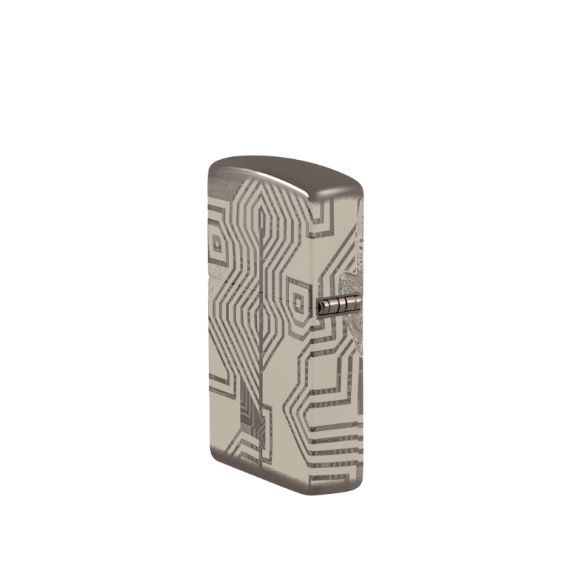 lewa strona Zapalniczki Zippo 3D Matal Head Design 60007250 lewa strona Zapalniczki Zippo 3D Matal Head Design 60007250