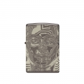 design przedstawiający głowę w wersji 3D na zapalniczce Zippo design przedstawiający głowę w wersji 3D na zapalniczce Zippo