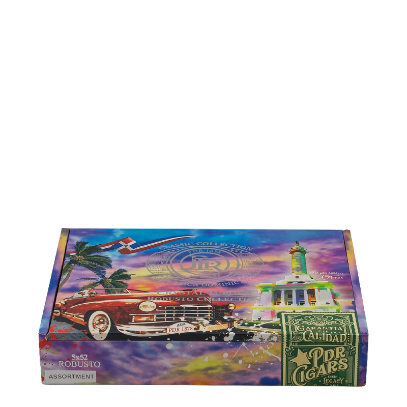 zamknięte pudełko PDR 1878 Robusto Cristal Tubos Sampler - 8 cygar zamknięte pudełko PDR 1878 Robusto Cristal Tubos Sampler - 8 cygar