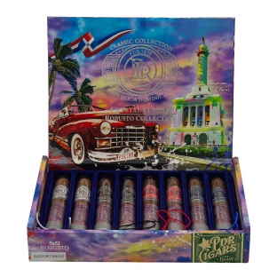 otwarty PDR 1878 Robusto Cristal Tubos Sampler - 8 cygar