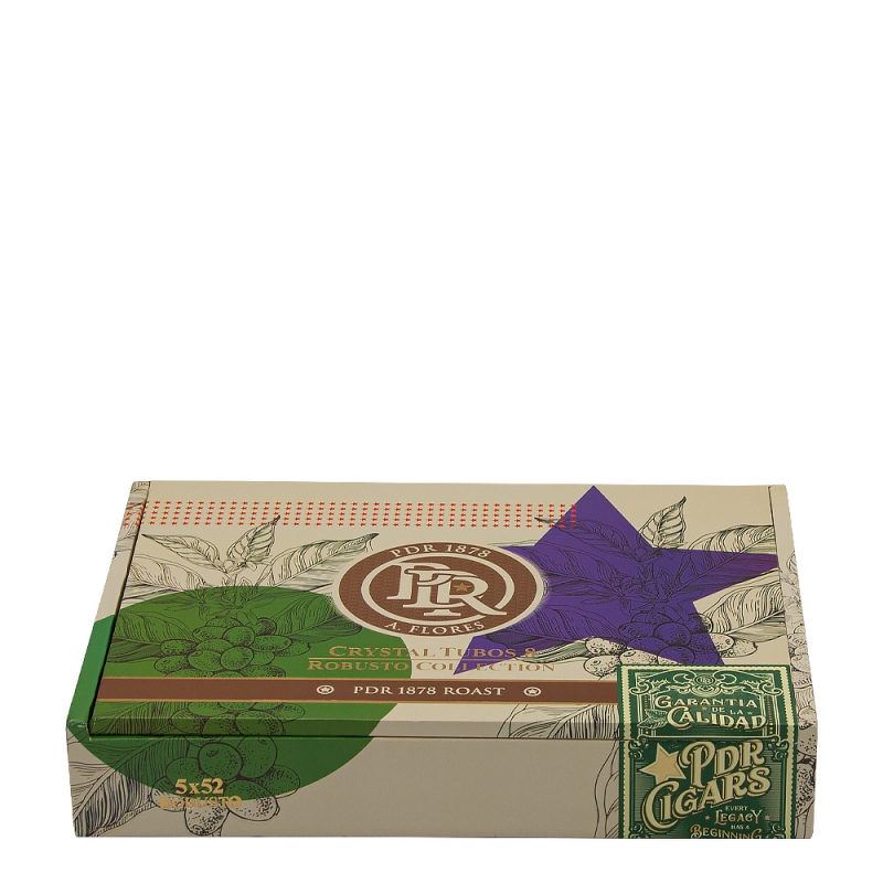 zamknięte pudełko PDR 1878 Cafe Robusto Cristal Tubos Sampler - 8 cygar zamknięte pudełko PDR 1878 Cafe Robusto Cristal Tubos Sampler - 8 cygar