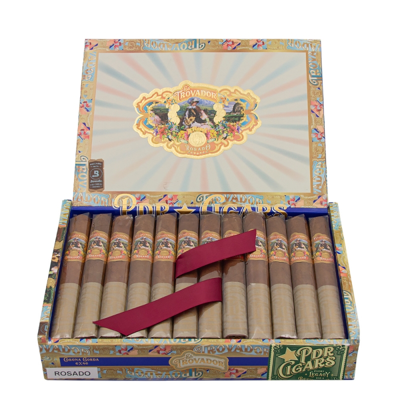 otwarte pudełko PDR El Trovador Rosado Corona Gorda 20szt. otwarte pudełko PDR El Trovador Rosado Corona Gorda 20szt.