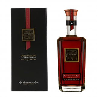 butelka rumu Don Pancho Origenes 30 YO 40% 0,7l z czarnym pudełkiem