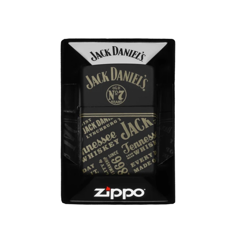 idealny prezent dla fana whisky ze złotym logo Jack Daniels na czarnym kolorze idealny prezent dla fana whisky ze złotym logo Jack Daniels na czarnym kolorze