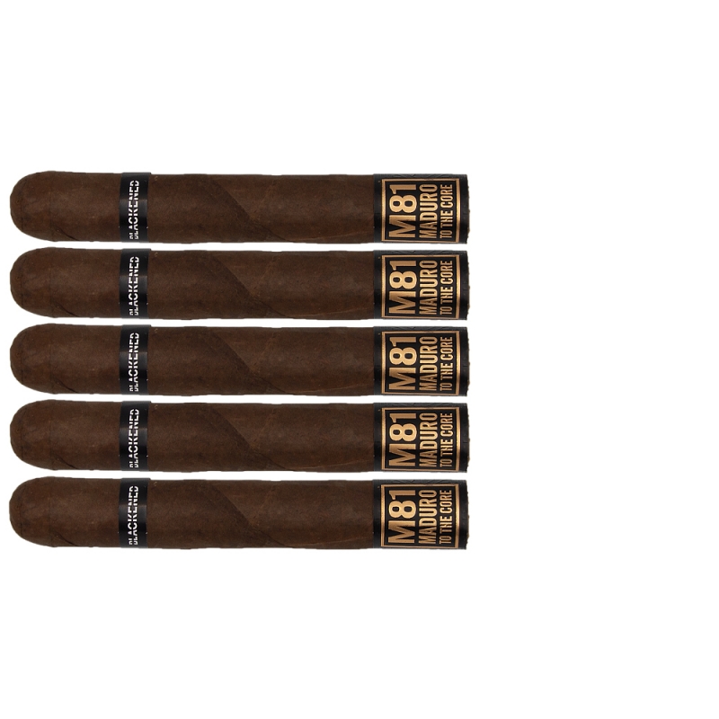 zestaw pięciu cygar Blackened Maduro M81 by Drew Estate Robusto zestaw pięciu cygar Blackened Maduro M81 by Drew Estate Robusto