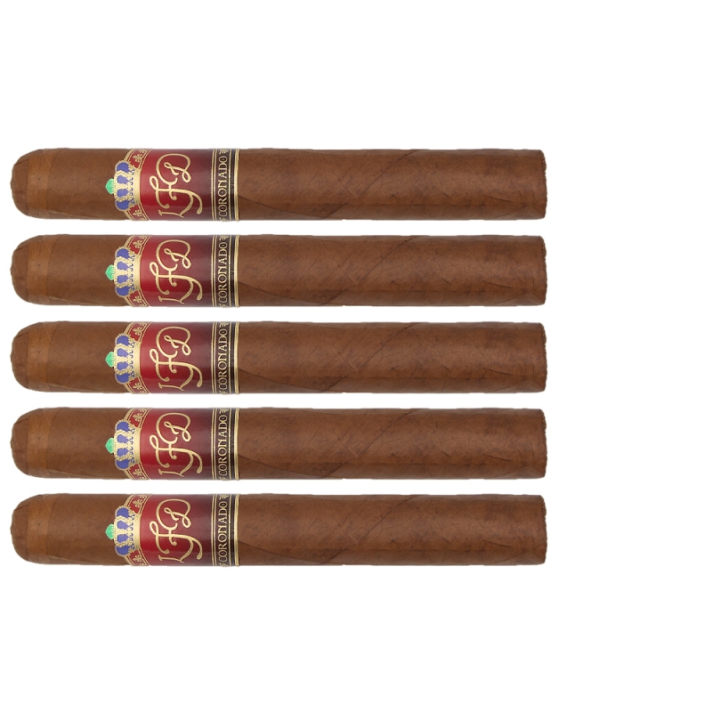 zestaw pięciu cygar La Flor Dominicana Coronado Toro