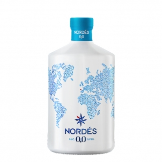 butelka Hiszpańskiego ginu Nordes 0,0%