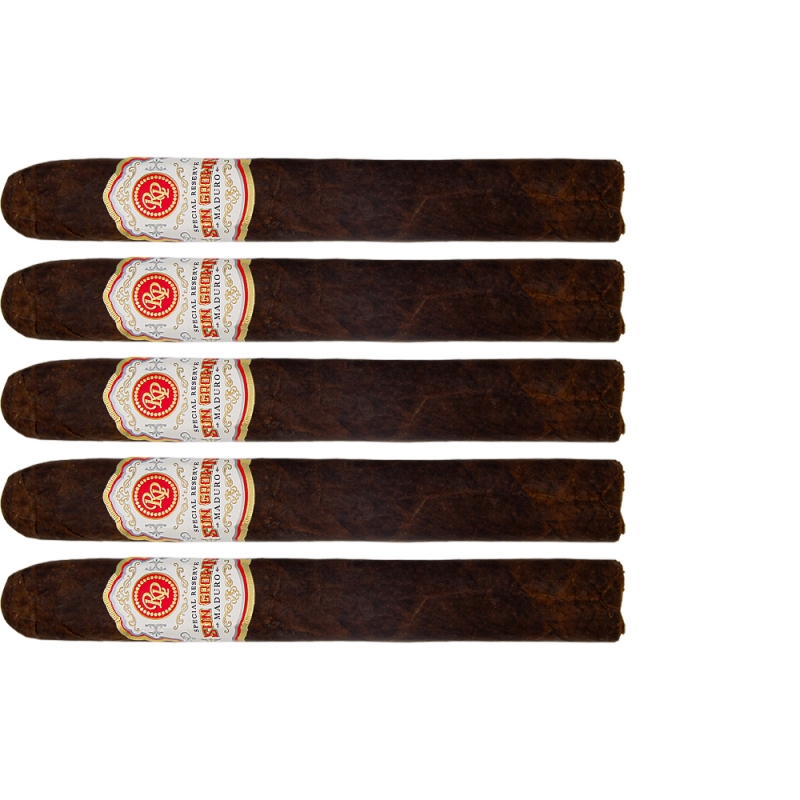 zestaw pięciu cygar Rocky Patel Sungrown Maduro Toro