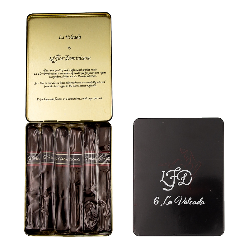 La Flor Dominicana Petite La Volcada - blaszka 6 szt.